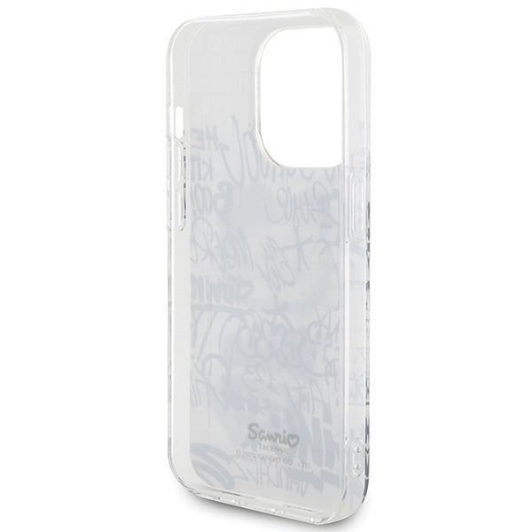 Hello Kitty IML Kitty On Bricks Graffiti case for iPhone 14 Pro - white