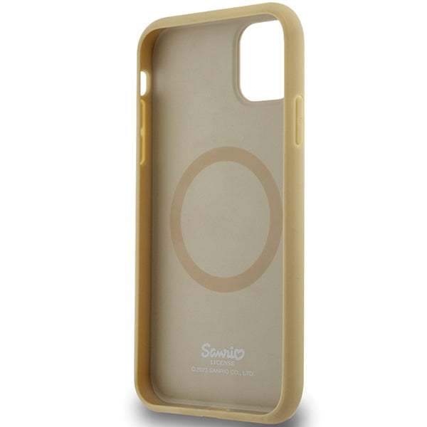 Hello Kitty Leather Kitty Head MagSafe case for iPhone 11 / Xr - gold