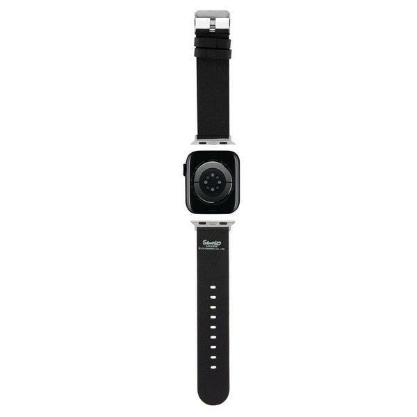 Hello Kitty Heads &amp; Bows Pattern Strap for Apple Watch 38/40/41mm - Black