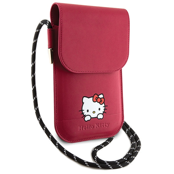 Hello Kitty Leather Daydreaming Cord bag - pink