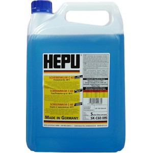 Течност за чистачки HEPU -60°C 5 л.