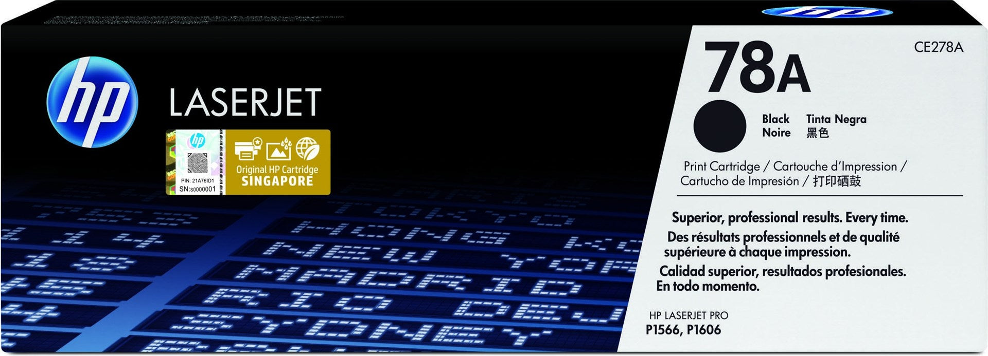 HP 78A Black LaserJet Toner Cartridge