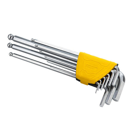 Hex Key Sets 1.5-10mm Deli Tools EDL3080 (silver) - Screwdrivers<<<Tools<<<InnproXML