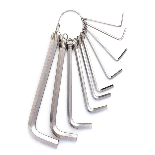 Hex Key Sets 1.5-10mm Deli Tools EDL3100 (silver) - Screwdrivers<<<Tools<<<InnproXML