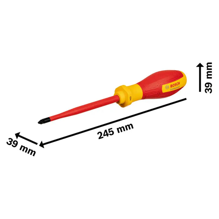 HIGH VOLTAGE SCREWDRIVER PZ2 BOSCH PROFESSIONAL 6 X 125 MM - Отвертки<<<Ръчни инструменти<<<Инструменти и