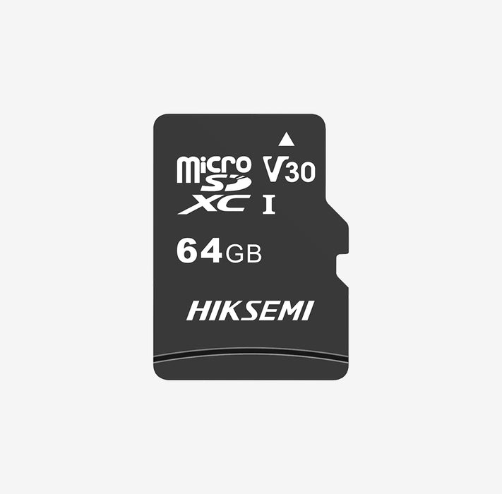 Hiksemi microSDXC 64G, Class 10 and UHS-I TLC, Up to 92MB/s read speed, 30MB/s write speed, V30