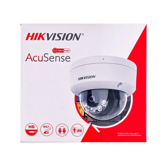 Hikvision DS-2CD2123G2-LIS2U(2.8mm) Dome IP security camera Indoor & outdoor 1920 x 1080 pixels Ceiling/wall - Video