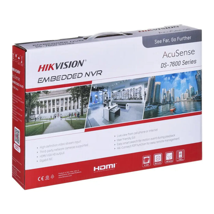Hikvision DS-7608NXI-K1 Network wideo recorder (NVR) 1U Black - RecordersCIP-REJ<<<IP CCTVCIP<<<ActionPL