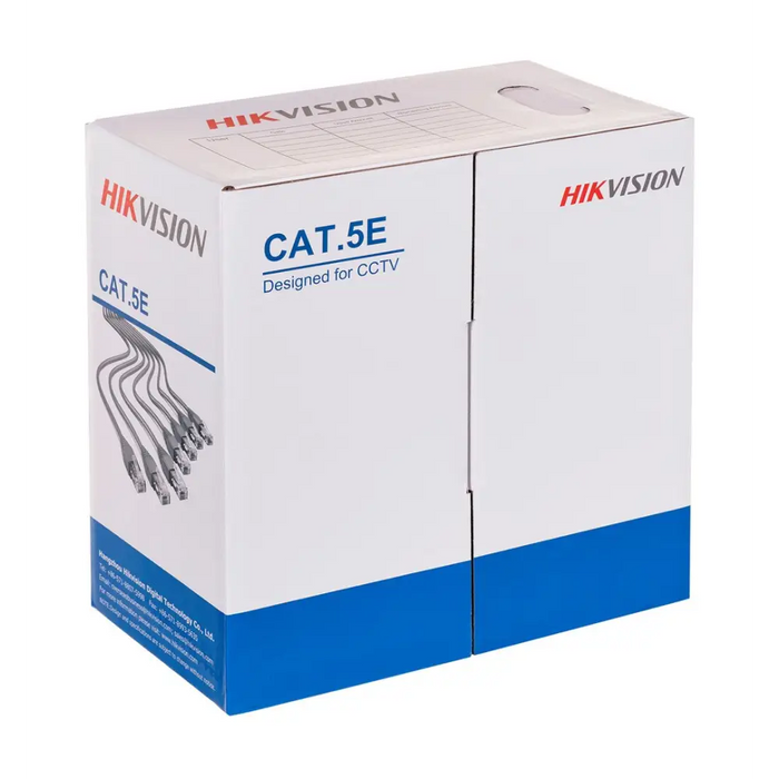 Hikvision DS-PL-5E networking cable Grey 305 m Cat5e U/UTP (UTP) - Mains cablesKGW-SIC<<<Cables jacks