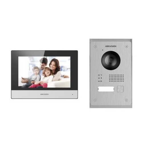 HIKVISION VIDEO DOOR ENTRY KIT DS-KIS703Y-P - IntercomsIND-WID<<<Smart houseIND<<<ActionPL&&&IntercomsIND-WID<<<Smart