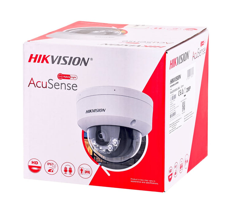Hikvision DS-2CD2123G2-LIS2U(2.8mm) Dome IP security camera Indoor & outdoor 1920 x 1080 pixels Ceiling/wall