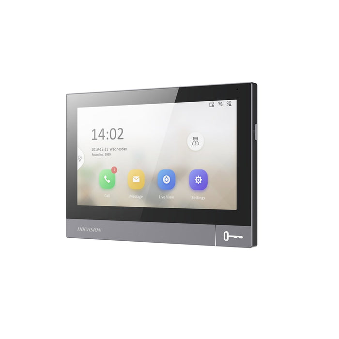Hikvision DS-KH8381-WTE1 video intercom system 17.8 cm (7") Black