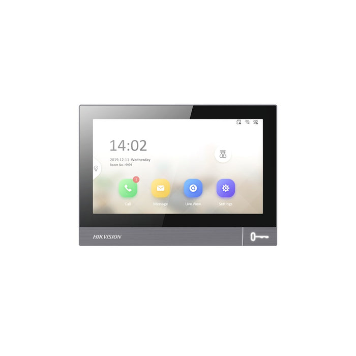 Hikvision DS-KH8381-WTE1 video intercom system 17.8 cm (7") Black