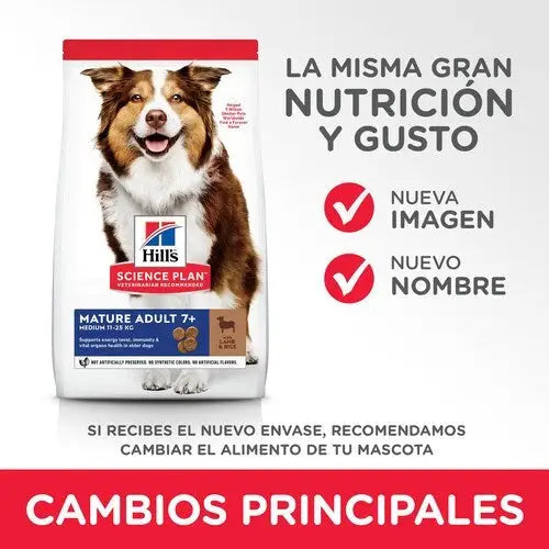 HILL’S Science Plan Mature Adult Medium Lamb and rice - dry dog food - 2.5 kg - Dry foodDLP-KAS<<<For