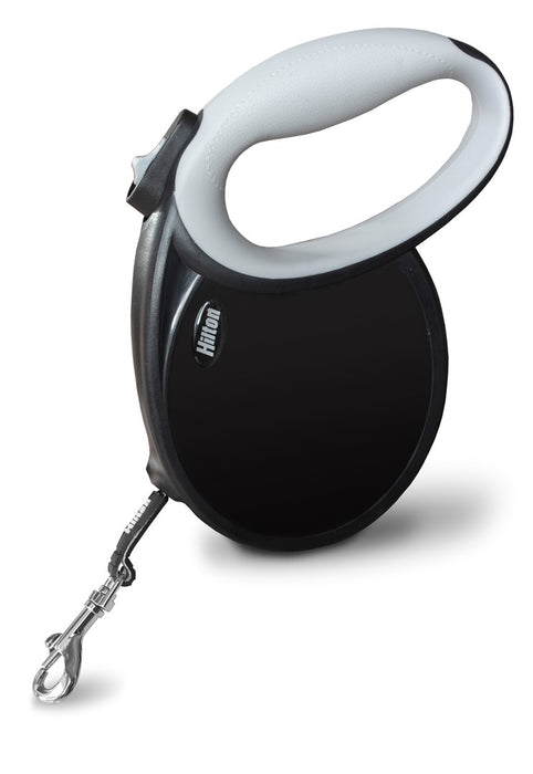 HILTON Smart dog XL (40kg) - retractable leash - black-grey - 7 m