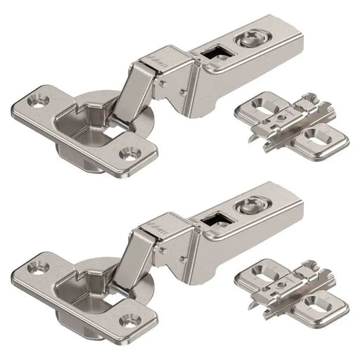 HINGE SEMI-COVERED EDGE (MIDDLE SHOULDER) 2 PCS BLUM CLIP 71M2650 - Мебелен обков<<<Мебели и обков<<<Мебели и