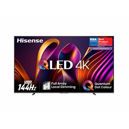 Hisense 100’’ E7NQ Pro 4K Ultra HD 3840x2160 ULED FALD Quantum Dot 144Hz IPS HDR 10+ HLG Dolby Vision IQ Dolby Atmos