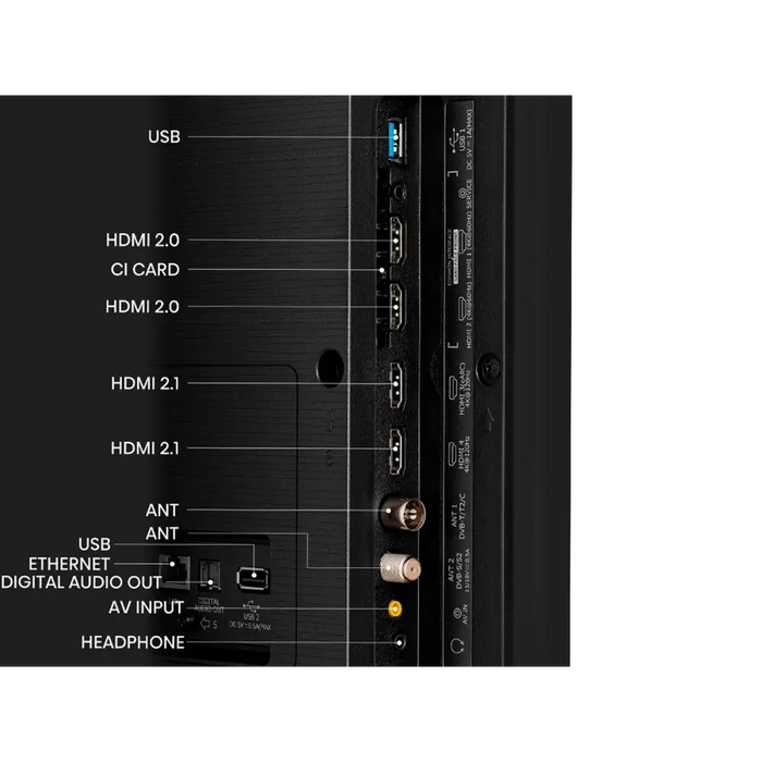 Hisense 100’’ U7KQ 4K Ultra HD 3840x2160 ULED FALD Quantum Dot 144Hz IPS HDR 10+ HLG Dolby Vision IQ Dolby Atmos Smart