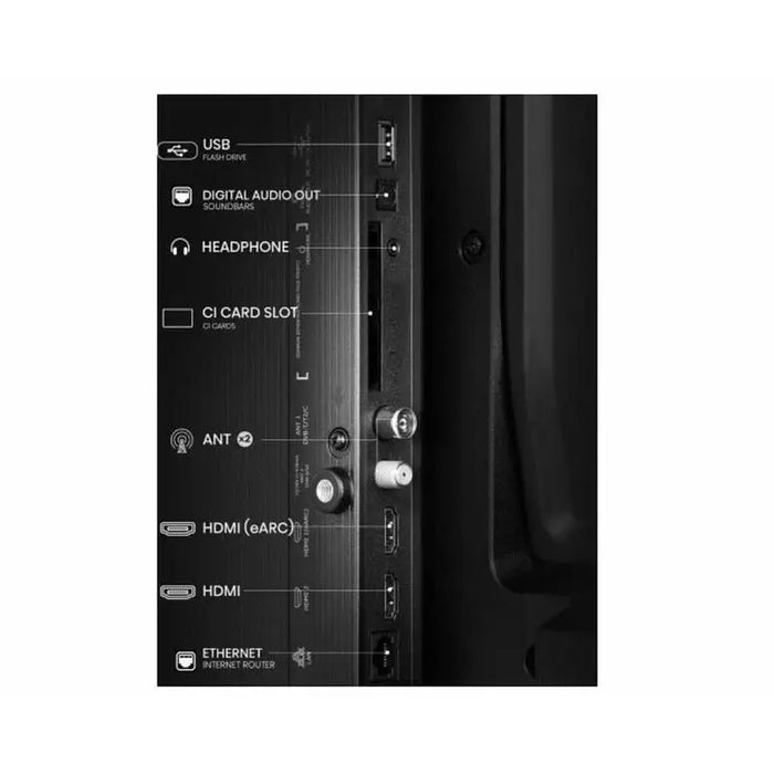 Hisense 40’’ A4Q Full HD 1920x1080 DLED HDR HLG DTS HD Smart TV WiFi WiFi Direct 2xHDMI 2xUSB LAN CI+ DVB-T2/C/S2 Black