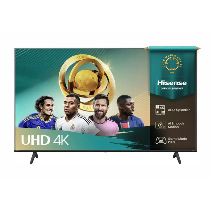 Hisense 75’’ A6Q 4K Ultra HD 3840x2160 DLED DFA Precision Colour HDR 10+ HLG Dolby Vision,Light sensor Smart TV WiFi BT