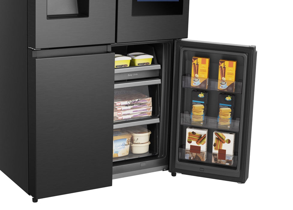 Hisense RQ760N4IFE side-by-side refrigerator Freestanding 577 L E Black - Freestanding refrigerator-freezers