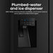 Hisense RQ760N4IFE side-by-side refrigerator Freestanding 577 L E Black - Freestanding refrigerator-freezers