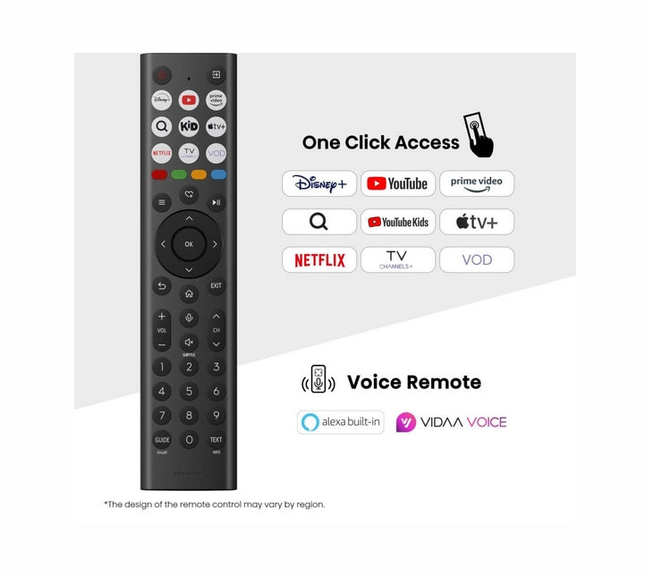 Hisense, 100''  U7Q,ULED Smart, FALD, 165Hz, 5000:1,Quantum Dot, Dolby vision IQ,Vidaa, ADS, Black