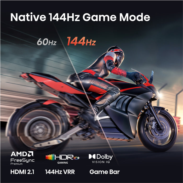 Hisense 75"U7SE, 4K Ultra HD 3840x2160, ULED, FALD, Quantum Dot, 144Hz, IPS, HDR 10+, HLG, Dolby Vision IQ, Dolby Atmos, Smart TV, WiFi 5GHz, WiFi Direct, BT, Anyview Cast,light sensor, 4xHDMI, 2xUSB, LAN, CI+, DVB-T2/C/S2, Black