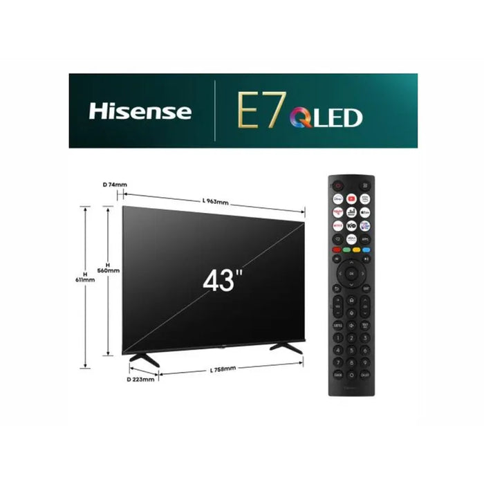 Hisense 43E7Q TV