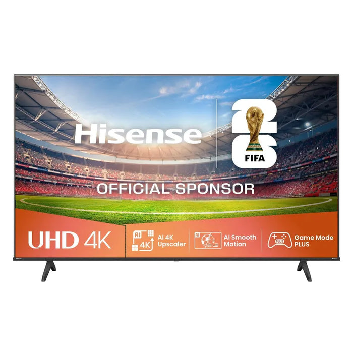 Hisense 55" A6Q, 4K Ultra HD 3840x2160, DLED, DFA, Precision Colour, HDR 10+, HLG, Dolby Vision,Light sensor, Smart TV, WiFi, BT, AnyView Cast, Gaming Mode, 1xHDMI2 eArc, 3xHDMI, 2xUSB, LAN, CI+, DVB-T2/C/S2, Black