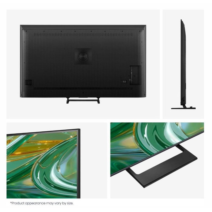 Hisense 55" E8S, 4K Ultra HD 3840x2160, ULED, Quantum Dot,144 Hz,HDR 10+, HLG, Dolby Vision, DTS Virtual X, Smart TV, WiFi, Light Sensor, BT, Anyview Cast, 4xHDMI, 2xUSB, LAN, CI+, DVB-T2/C/S2, Singale Stand, Black