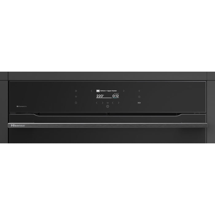 Built-in oven HISENSE BI614P8B 77 L, A+, TELESCOPIC SYSTEM, SOFT CLOSING, PYROLYTIC CLEANING