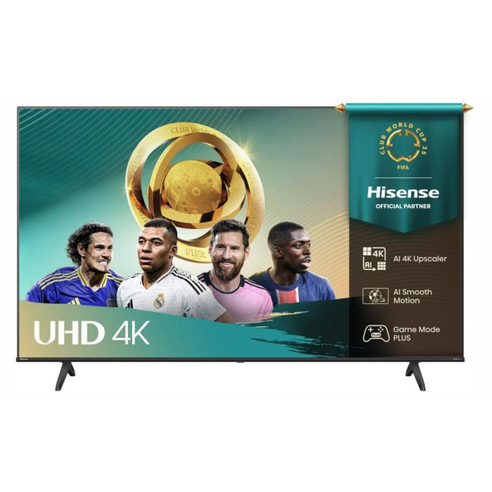 Hisense 65" A6Q, 4K Ultra HD 3840x2160, DLED, DFA, Precision Colour, HDR 10+, HLG, Dolby Vision, DTS Virtual X, Smart TV, WiFi, BT, Light Sensor, Gaming Mode, 1xHDMI2 eArc, 3xHDMI, 2xUSB, LAN, CI+, DVB-T2/C/S2, Black