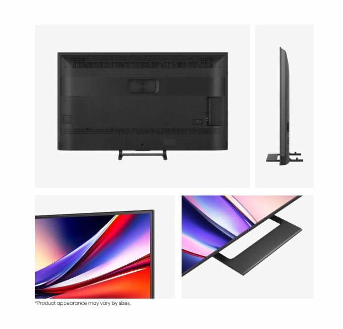 Hisense 75" A7Q, 4K Ultra HD 3840x2160, QLED, HDR 10+, HLG, Dolby Vision, Dolby Atmos, Smart TV, Light Sensor, WiFi Direct, BT, Anyview Cast, 3xHDMI, 2xUSB, LAN, CI+, DVB-T2/C/S2, Black