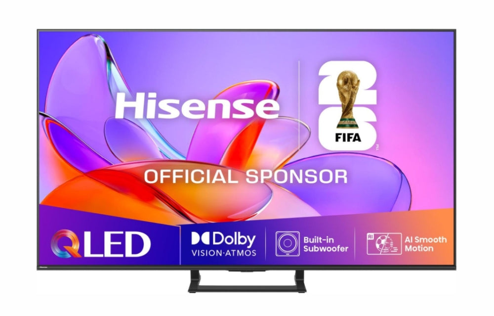 Hisense 75" A7Q, 4K Ultra HD 3840x2160, QLED, HDR 10+, HLG, Dolby Vision, Dolby Atmos, Smart TV, Light Sensor, WiFi Direct, BT, Anyview Cast, 3xHDMI, 2xUSB, LAN, CI+, DVB-T2/C/S2, Black