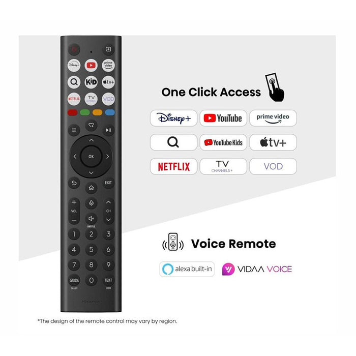 Hisense 98" E7Q, 4K Ultra HD 3840x2160, Quantum Dot, 144Hz, Light Sensor,IPS, HDR 10+, HLG, Dolby Vision IQ, Dolby Atmos, Smart TV, WiFi 5GHz, WiFi Direct, BT, Anyview Cast, 4xHDMI, 2xUSB, LAN, CI+, DVB-T2/C/S2, Black