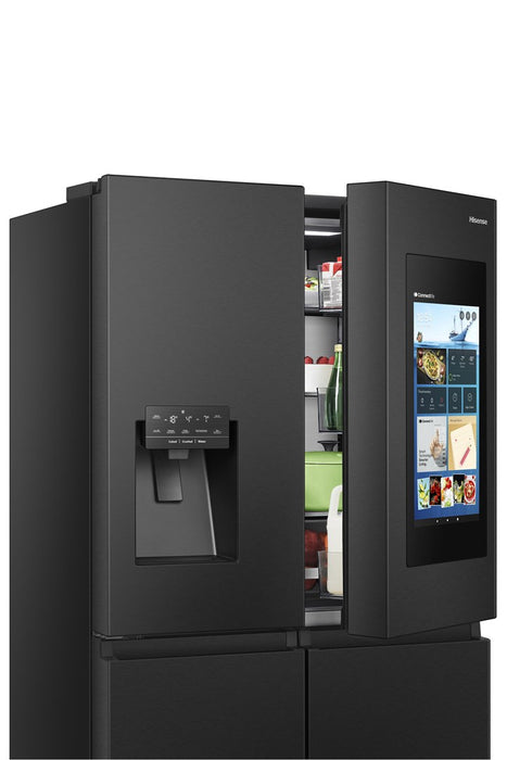 Hisense RQ760N4IFE side-by-side refrigerator Freestanding 577 L E Black