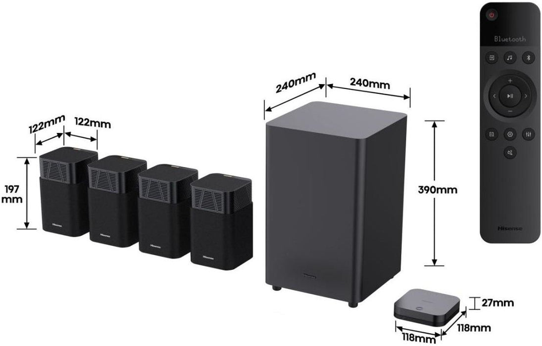 Soundbar Hisense HTSATURN