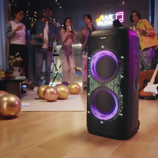 Hisense audio system - HP500 Party Thunder, black