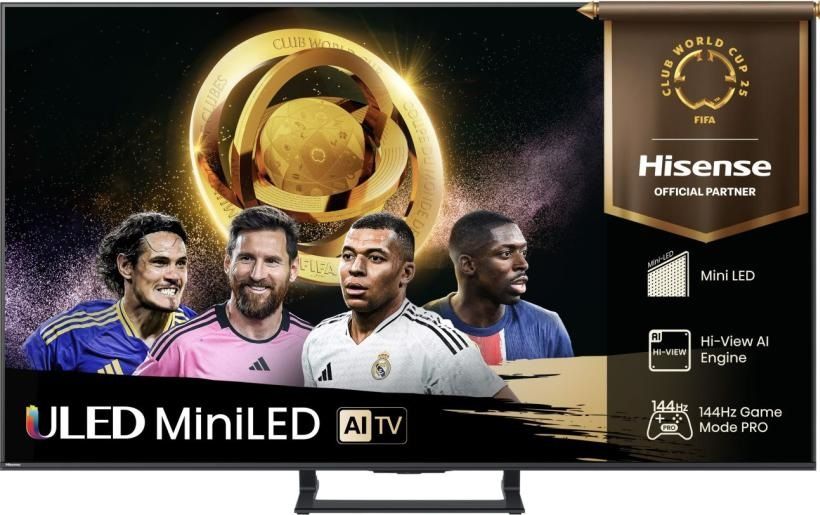 Hisense 65"E8Q, 4K Ultra HD 3840x2160, ULED, Quantum Dot,144 Mhz, HDR 10+, HLG, Dolby Vision, Smart TV,Light Sensor,WiFi Direct, BT, Anyview Cast,Built-in,Subwoofer, 4xHDMI, 2xUSB, LAN, CI+, DVB-T2/C/S2, Black