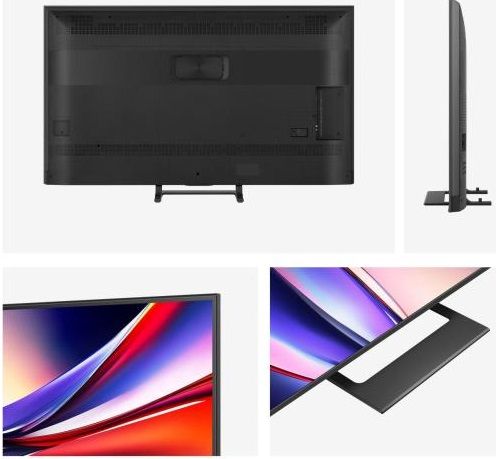 Hisense 55"A7Q, 4K Ultra HD 3840x2160, Quantum Dot, Light Sensor,HDR 10+, HLG, Dolby Vision, Dolby Atmos, Smart TV, Voice Control,2x10 W + 20 W ,WiFi 5GHz, WiFi Direct, BT, Anyview Cast, 3xHDMI, 2xUSB, LAN, DVB-T2/C/S2, Black