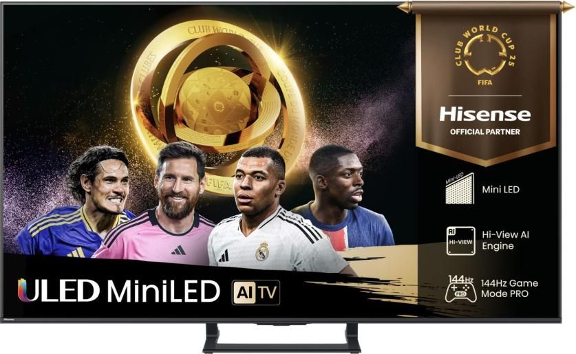 Hisense 75" E8Q, 4K Ultra HD 3840x2160, ULED, Quantum Dot,144 Hz, HDR 10+, HLG, Dolby Vision, DTS Virtual X, Smart TV, Light Sensor, WiFi Direct, BT, Anyview Cast, 3xHDMI, 2xUSB, LAN, CI+, DVB-T2/C/S2,Singale stand, Black