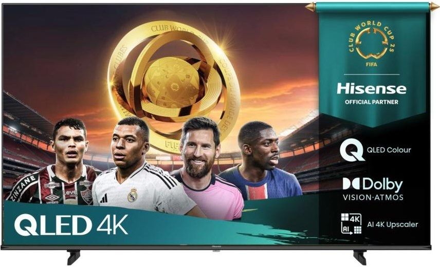 Hisense 65" E7Q, 4K Ultra HD 3840x2160, QLED, Quantum Dot, HDR 10+, HLG, Dolby Vision, DTS Virtual X, Smart TV,Light Sensor,WiFi Direct, BT, Anyview Cast, 3xHDMI, 2xUSB, LAN, CI+, DVB-T2/C/S2, Black