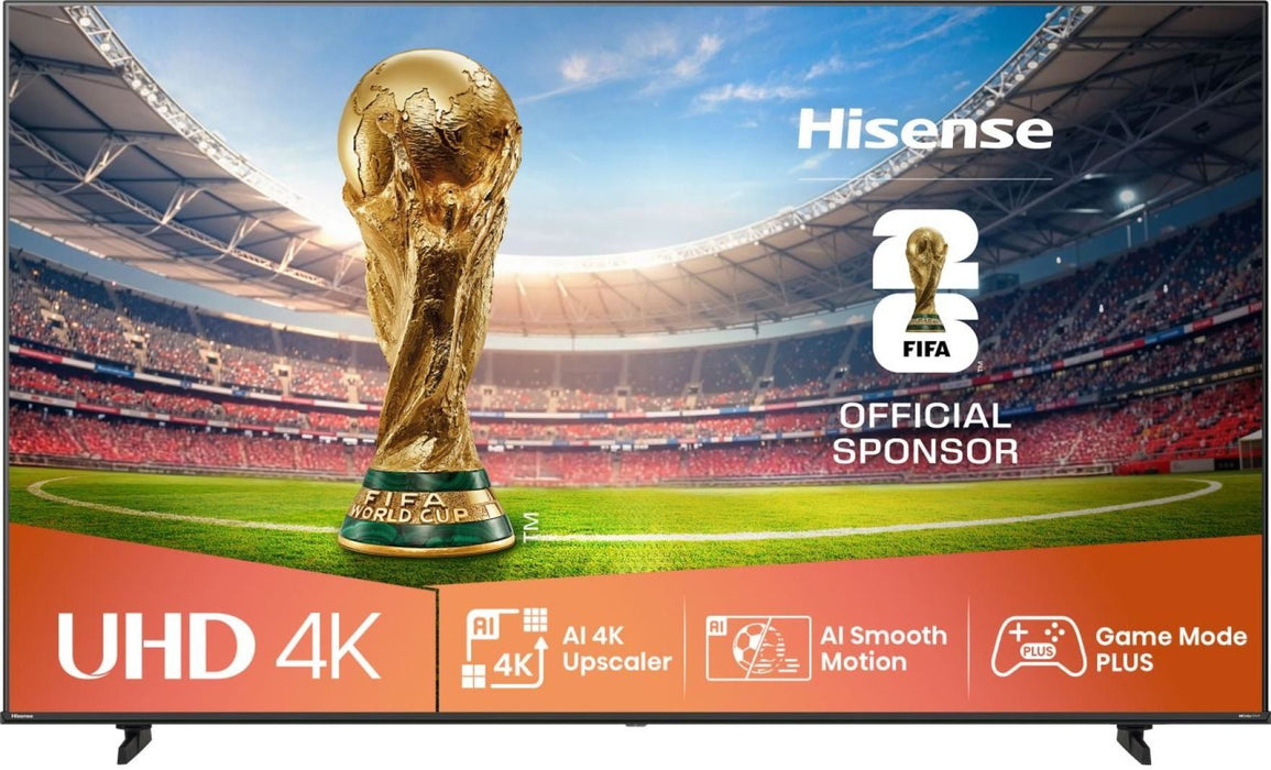 Hisense 85" A6Q, 4K Ultra HD 3840x2160, DLED, DFA, Precision Colour, HDR 10+, HLG, Dolby Vision, DTS Virtual X, Smart TV, WiFi, Light Sensor, Gaming Mode, 1xHDMI2 eArc, 3xHDMI, 2xUSB, LAN, CI+, DVB-T2/C/S2, Black