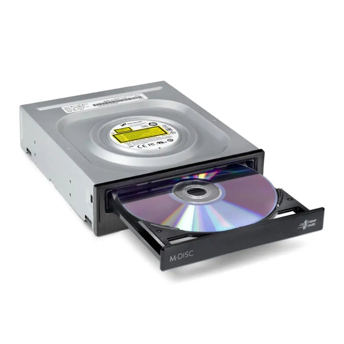 Hitachi-LG GH24NSD5 Internal DVD-RW S-ATA Super Multi Double Layer M-Disk Support Bare Bulk Black - DVD-R/W