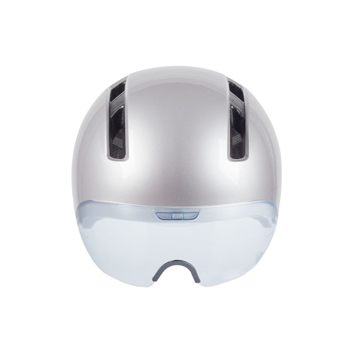 HJC CALIDO PLUS Silver Cycling Helmet, PEARL GREYISH SILVER, Size L