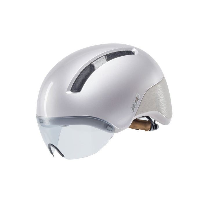 HJC CALIDO PLUS Silver Cycling Helmet, PEARL GREYISH SILVER, Size M