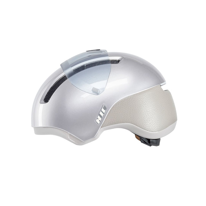 HJC CALIDO PLUS Silver Cycling Helmet, PEARL GREYISH SILVER, Size M