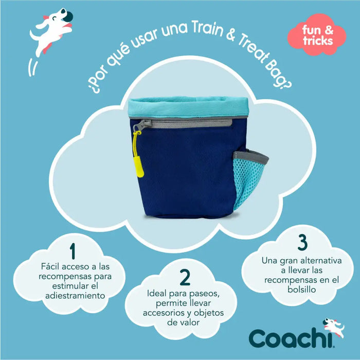 Holdall Coachi Train & Treat Blue - Домашни Животни<<<Дом Градина<<<BigBuy&&&Купички за храна и вода<<<Домашни
