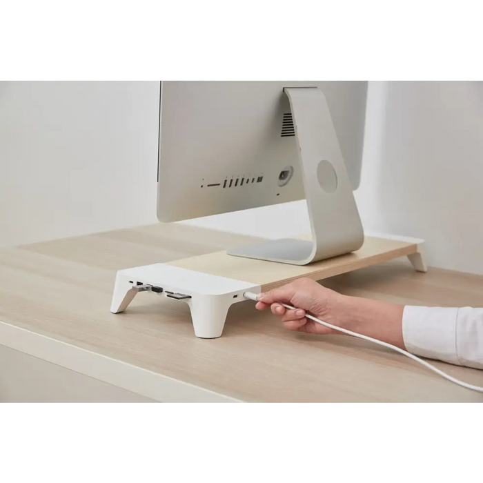Holder Pout POUT-02401-W White - Monitor standsAEU-PPM<<<Articles improvng ergonomics